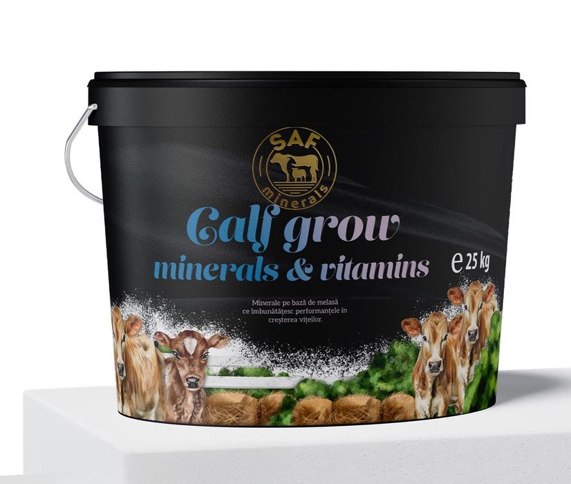 Găleți cu minerale pentru vaci lactație viței oi capre miei iezi