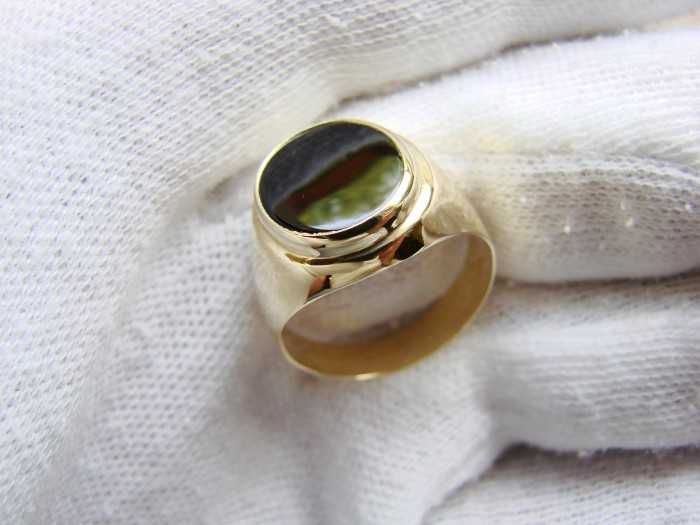 Inel Aur 14K Cu Onix Negru