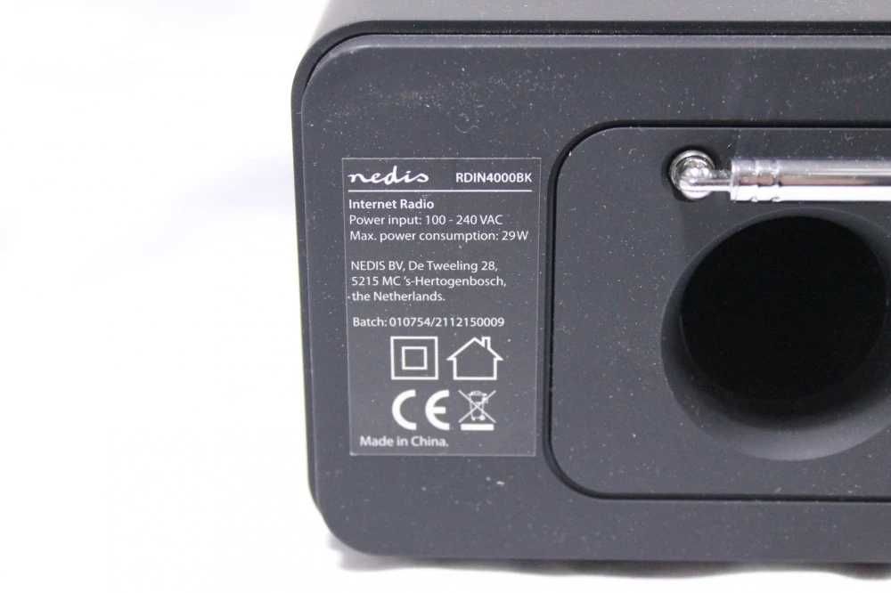 Aparat radio digital internet FM Nedis RDIN4000BK bluetooth WiFi 14W