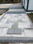 Градинска тротоарна плоча 30x30x4см, цвят: сив