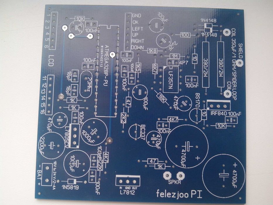 FelezJoo PI импулсен металотърсач/металдетектор с дискриминация
