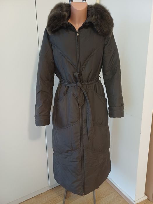 Palton cu puf de gasca