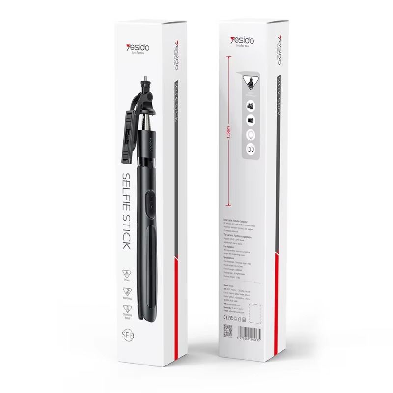 Yesido Bluetooth селфи-палка – незаменимый аксессуар для съемки