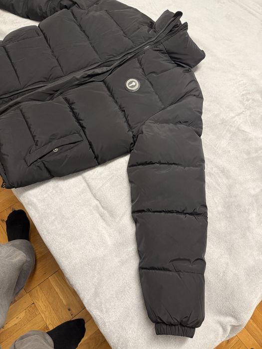 Trapstar Irongate Detachable Hooded Puffer Jacket Black