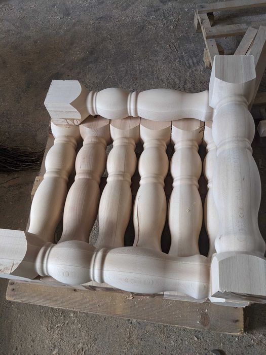 Suport masa central din lemn de fag