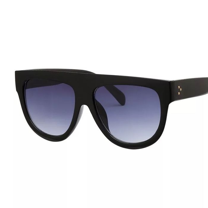 Ochelari de soare UV D8 (Daira-Shop.ro) negri maro Leopard rotunzi
