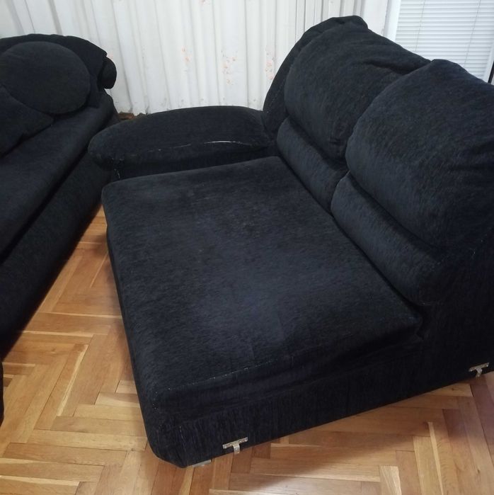 Ъглов диван с функция сън