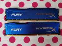 Kit Memorie Ram HyperX Fury Blue 16 GB (2 X 8 GB) 1600 Mhz.