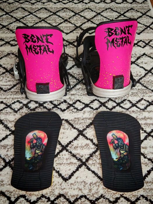 Legături snowbord bent metal