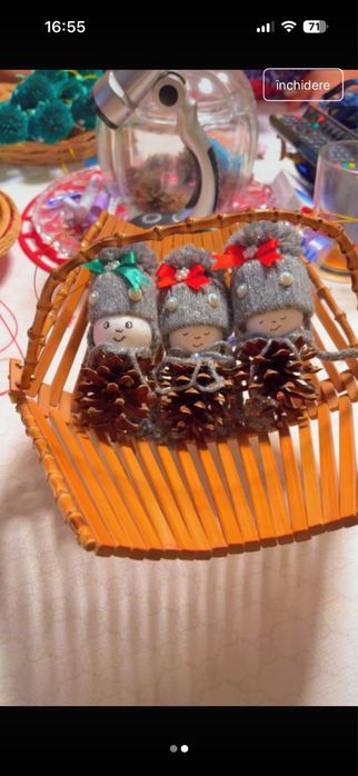 Decoratiuni de craciun handmade facuti manual de mine