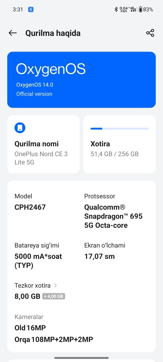 OnePlus Nord CE 3 Lite 5G
