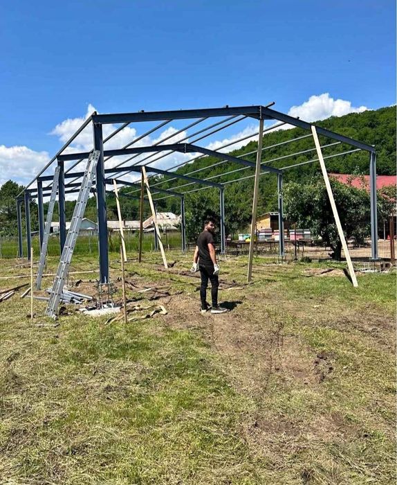 Confecționăm Hale metalice industriale pe comandă diferite dimensiuni