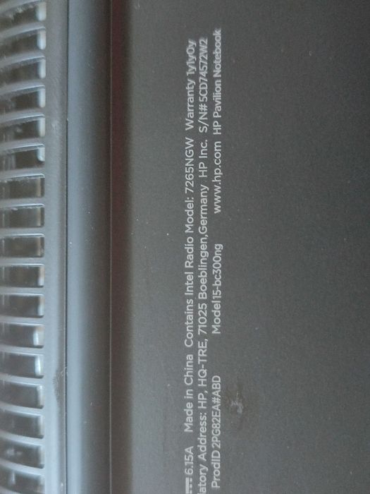 Carcasa completa + Tastatura HP 15-BC HP 15-BC300NG