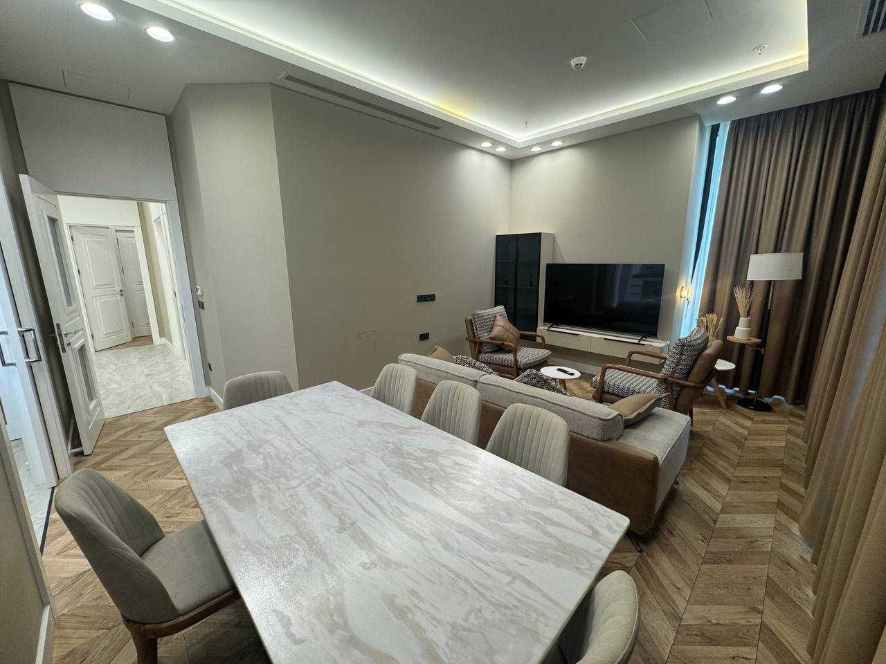 СРОЧНО АРЕНДА 4ком квартира на ЖК Nest one вид на парк 40-этаж 93м2