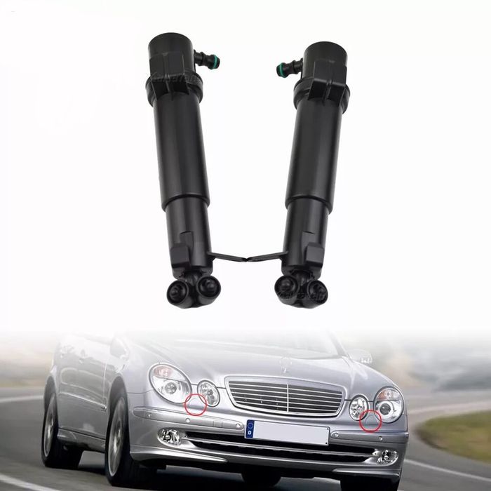 Пръскалка Mercedes E W211 чистачка дюзи мерцедeс Е пръскалки фарове