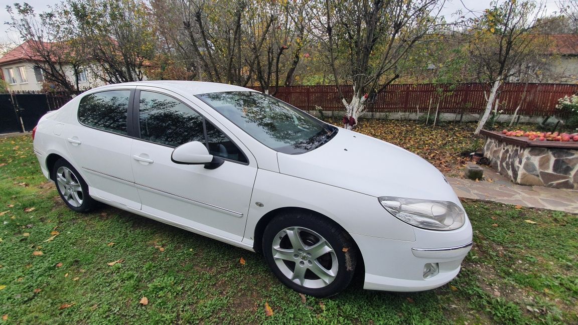 Peugeot 407 1.6HDI alb 2010 inmatriculat
