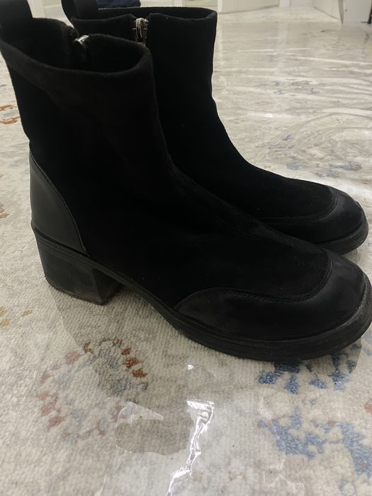 Осенний сапоги женский