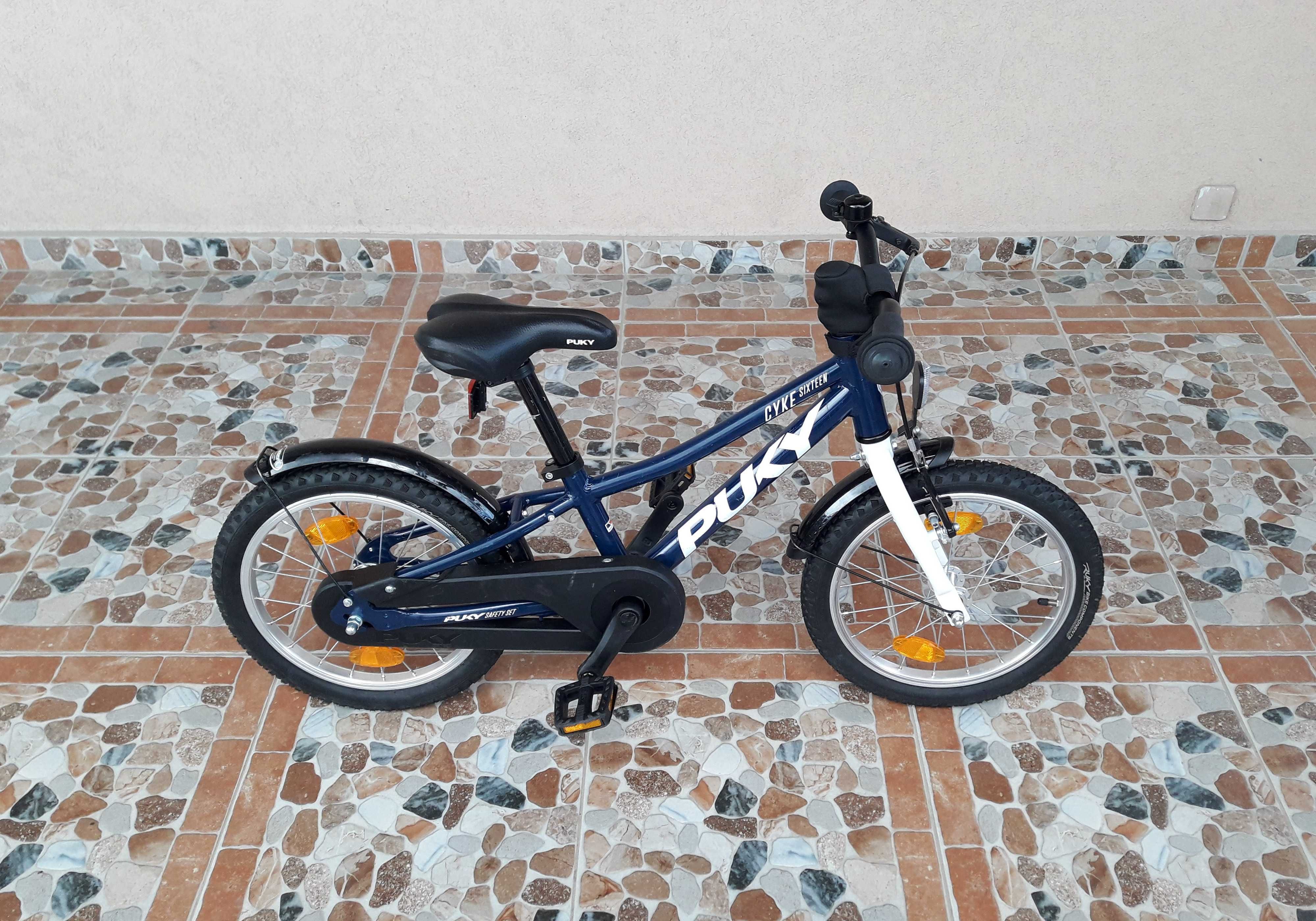 Bicicletă pentru copii 16’ PUKY CYKE 16-1, ALUMINIU – albastru