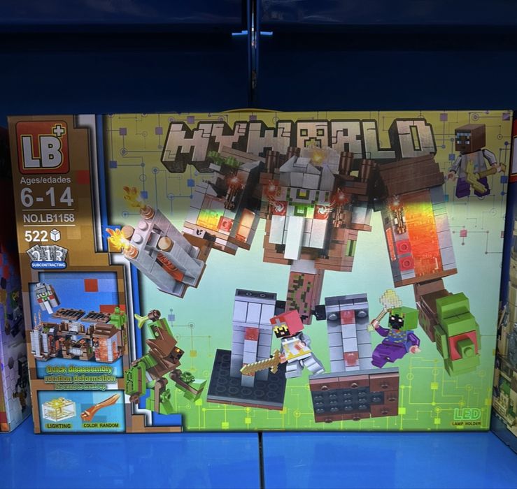 Конструктор Майнкрафт 522 части Minecraft