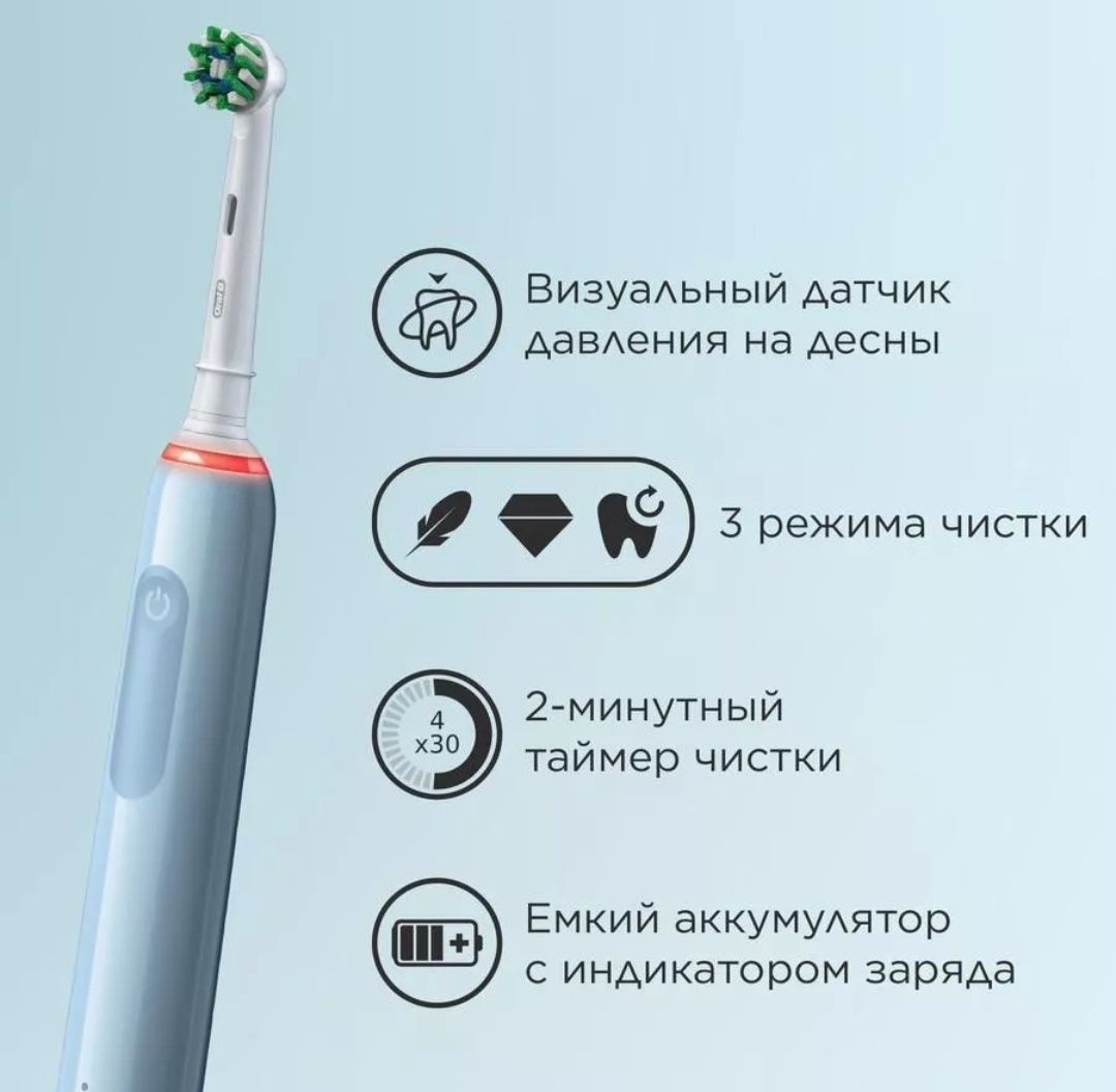 Электрическая зубная щётка Oral B Pro 3000. Новый запечатанный