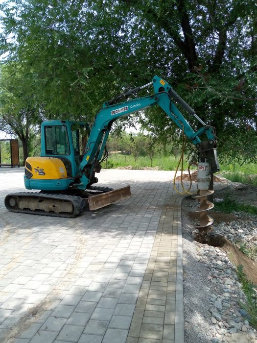 Услуги мини ЭКСКАВАТОРА ямобур гидромолот вибротрамбовка