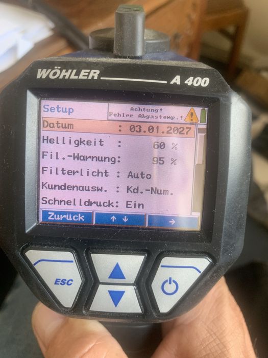 Analizor gaze wohler A400