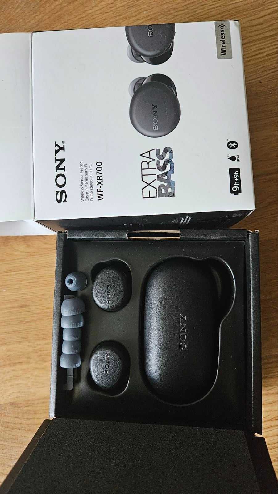 Безжични слушалки Sony WF-XB700 - 2 комплекта