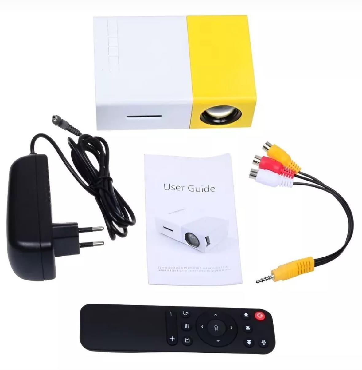Мини-проектор  Домашний кинотеатр, HDMI, USB