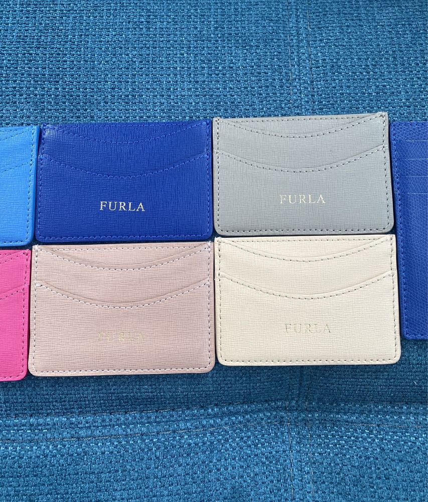 Уникални card holders Furla на ТОП цена.100% ориг.Естествена кожа.