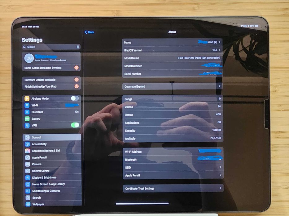 iPad Pro (2021) M1 12.9 128GB Black (non-cellular)