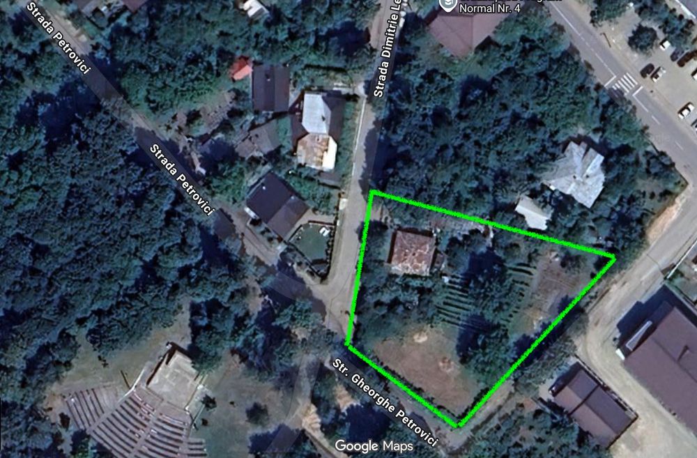 Teren 2185 mp intravilan central Dorohoi, zona parc Brazi