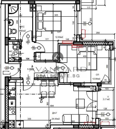 Продава се Тристаен апартамент в Пловдив, Христо Смирненски - 96 кв.м за 1506 €/кв.м - Снимка #1