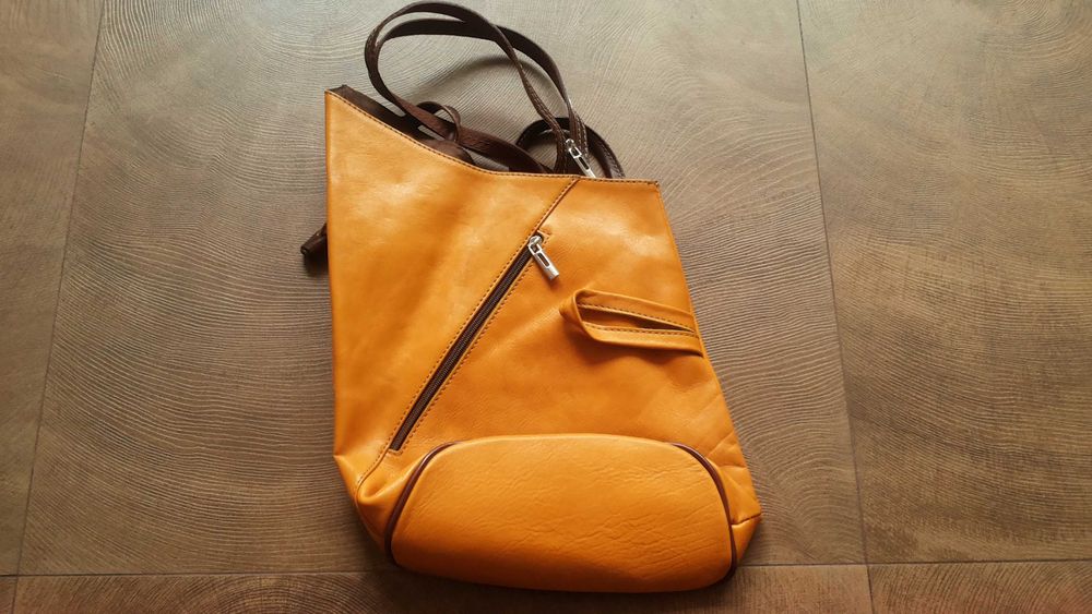 VERA PELLE MADE IN ITALY Genuine Leather раница естествена кожа 16-55