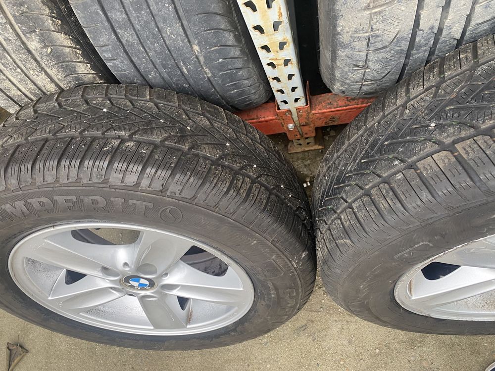 Jante Aliaj BMW 215/55/R16 Cauciucuri Iarna Pret 1000 lei