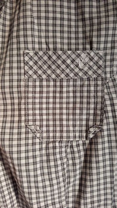 Риза S. Oliver сиво каре размер 34