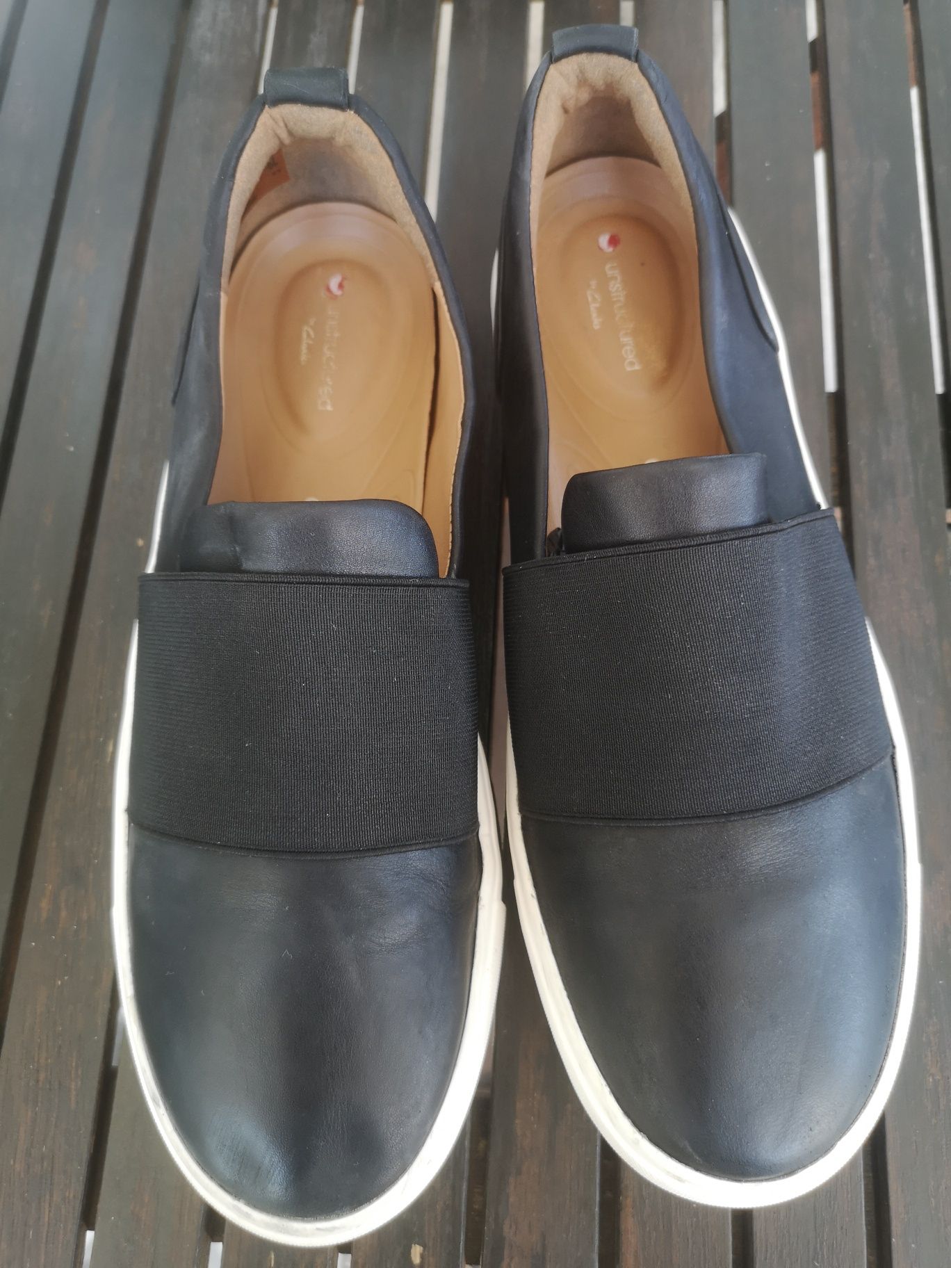 Clarks, обувки естествена кожа, номер 40