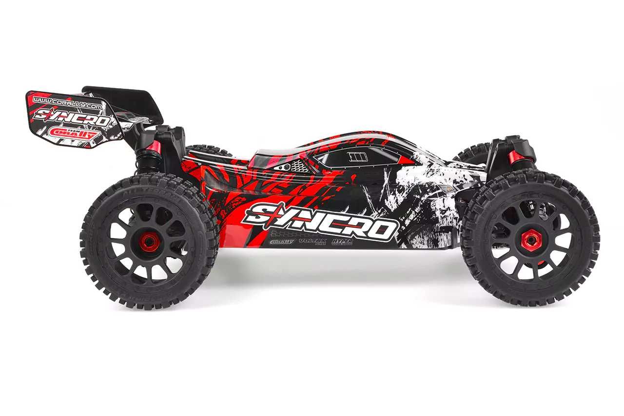 Team Corally – SYNCRO 2WD 1:8, brushless, 80км\ч, Червен
