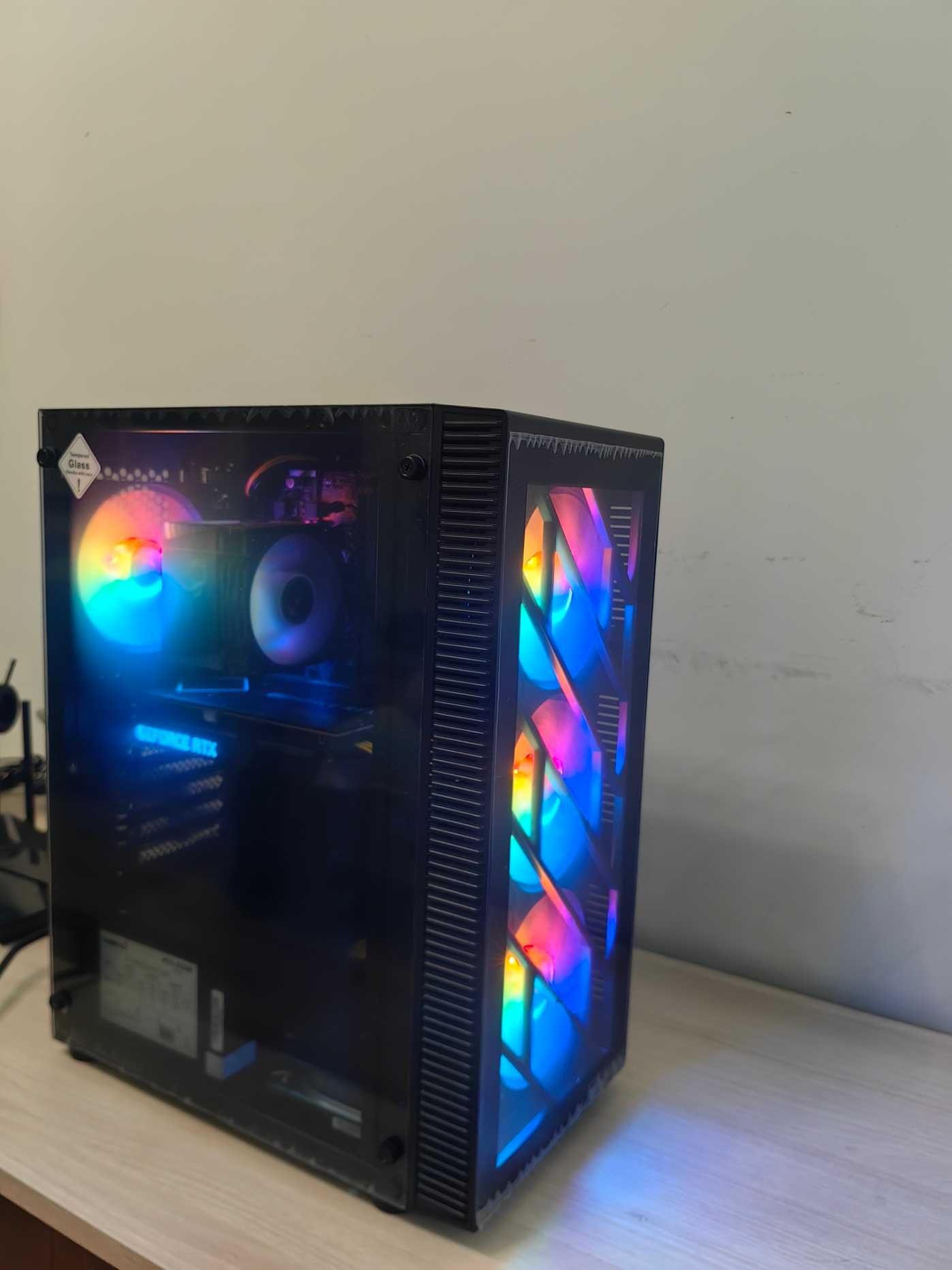 Геймърски компютър RTX 3060 Ti i5-9500 RAM32GB 512GB SSD/HDD Гаранция!