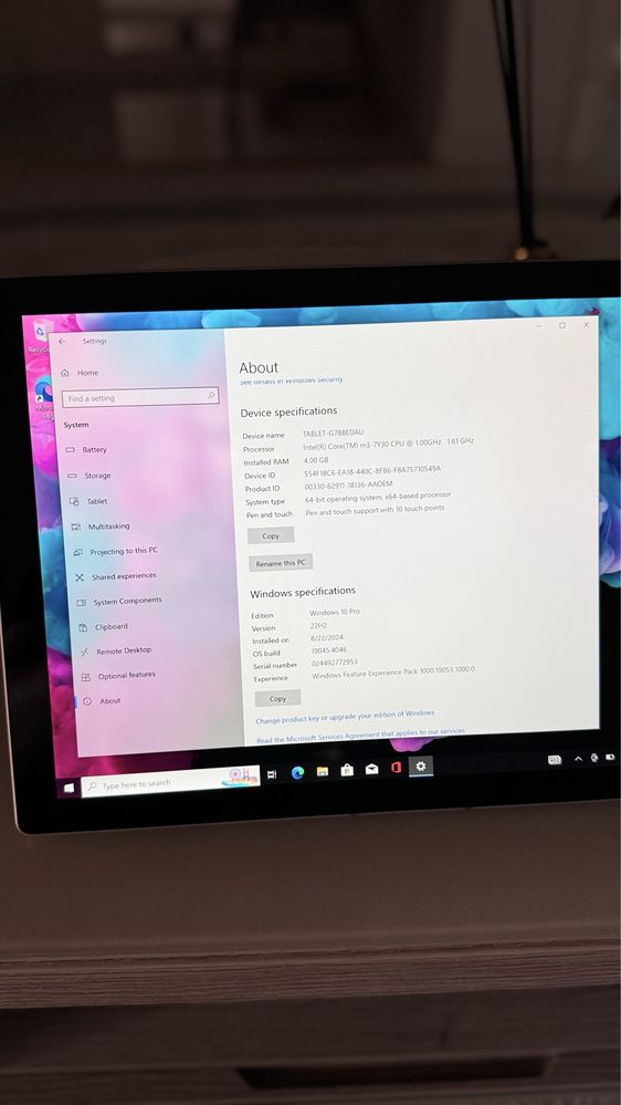 Microsoft Surface 3 pro