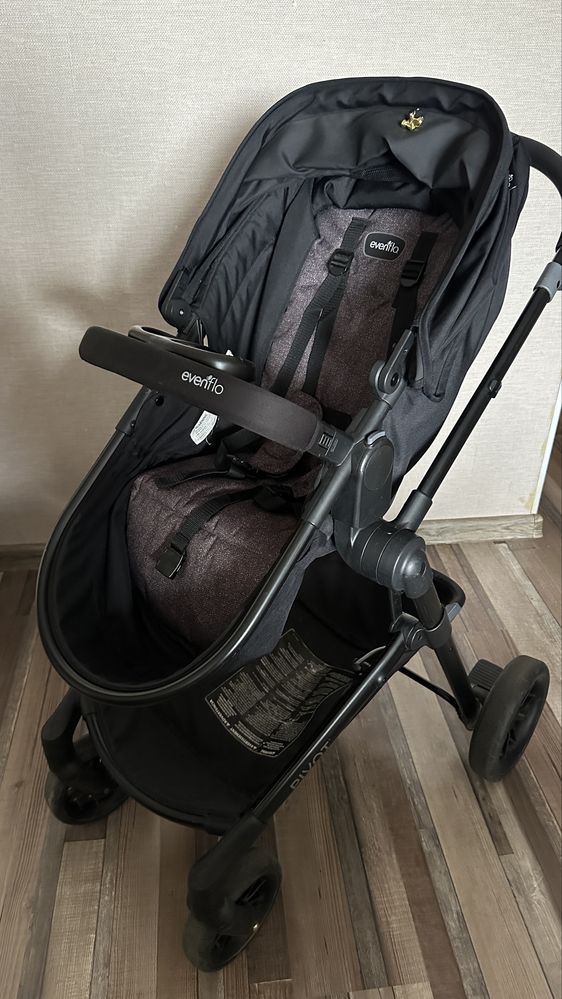 Коляска детская 3 в 1 Evenflo Pivot Modular