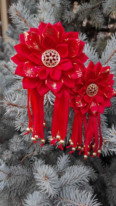 Нарядные бантики ручной работы