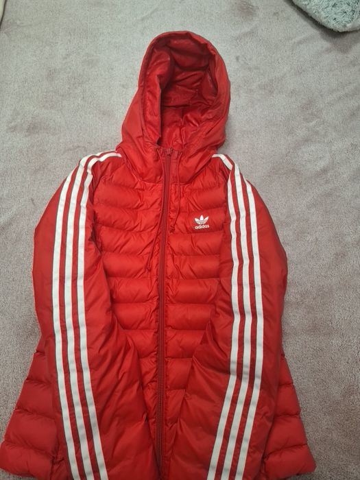 Adidas Slim Jacket - червено ново яке