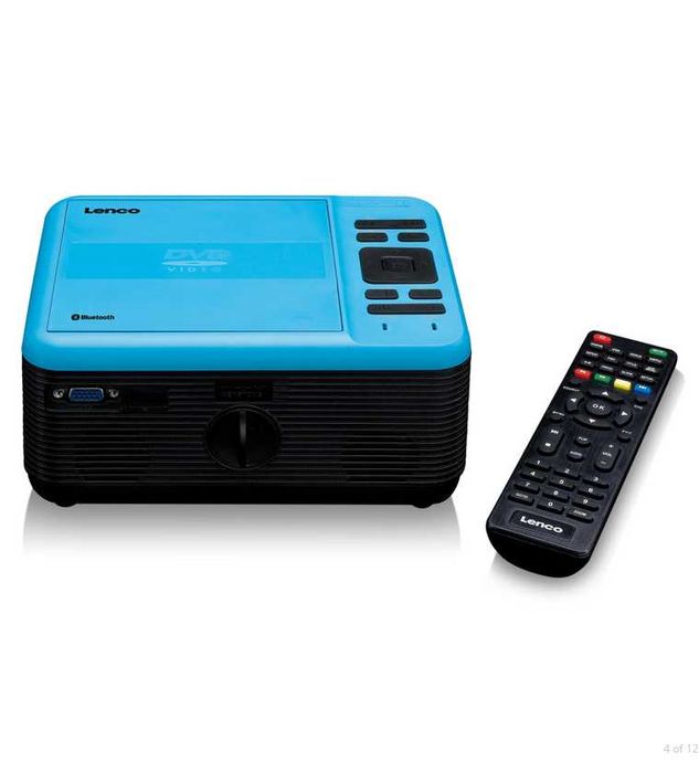Videoproiector, Lenco, LPJ-500BU, DVD player incorporat, Bluetooth