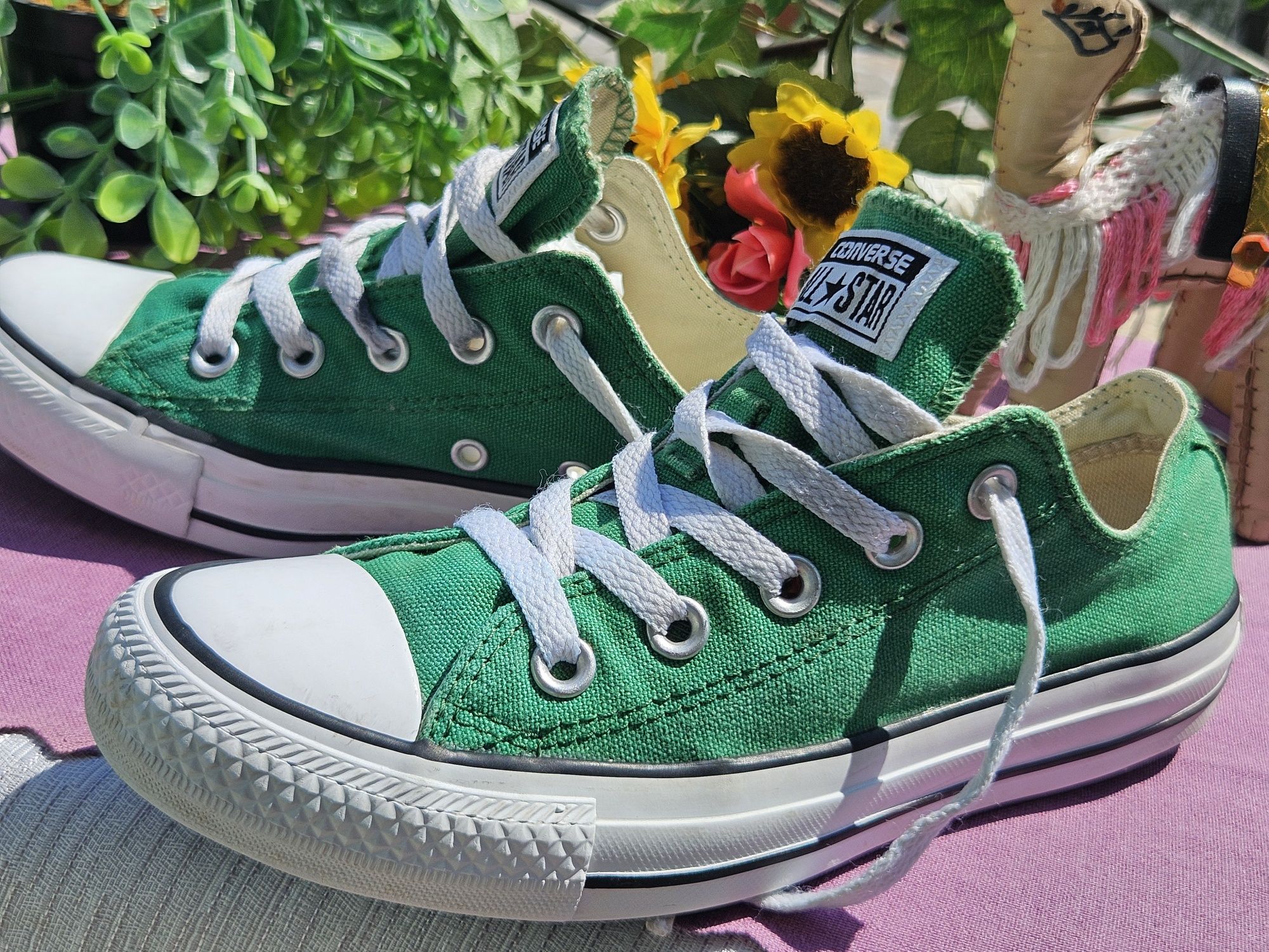 Converse кецове в зелено N36