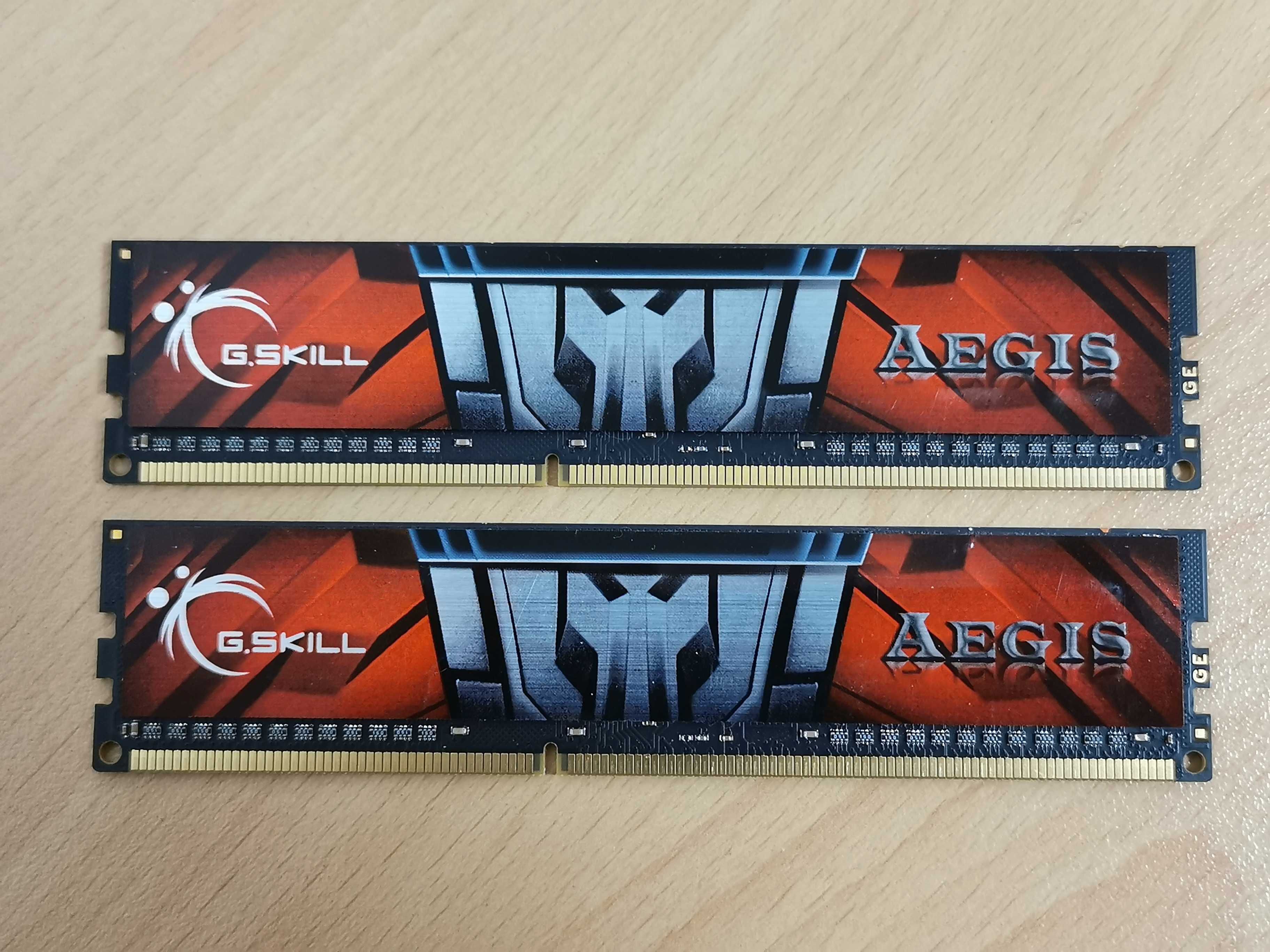 DDR3 G.skill Aegis 8GB kit (2x 4GB) 1600MHz RAM / рам памет на 1.35V