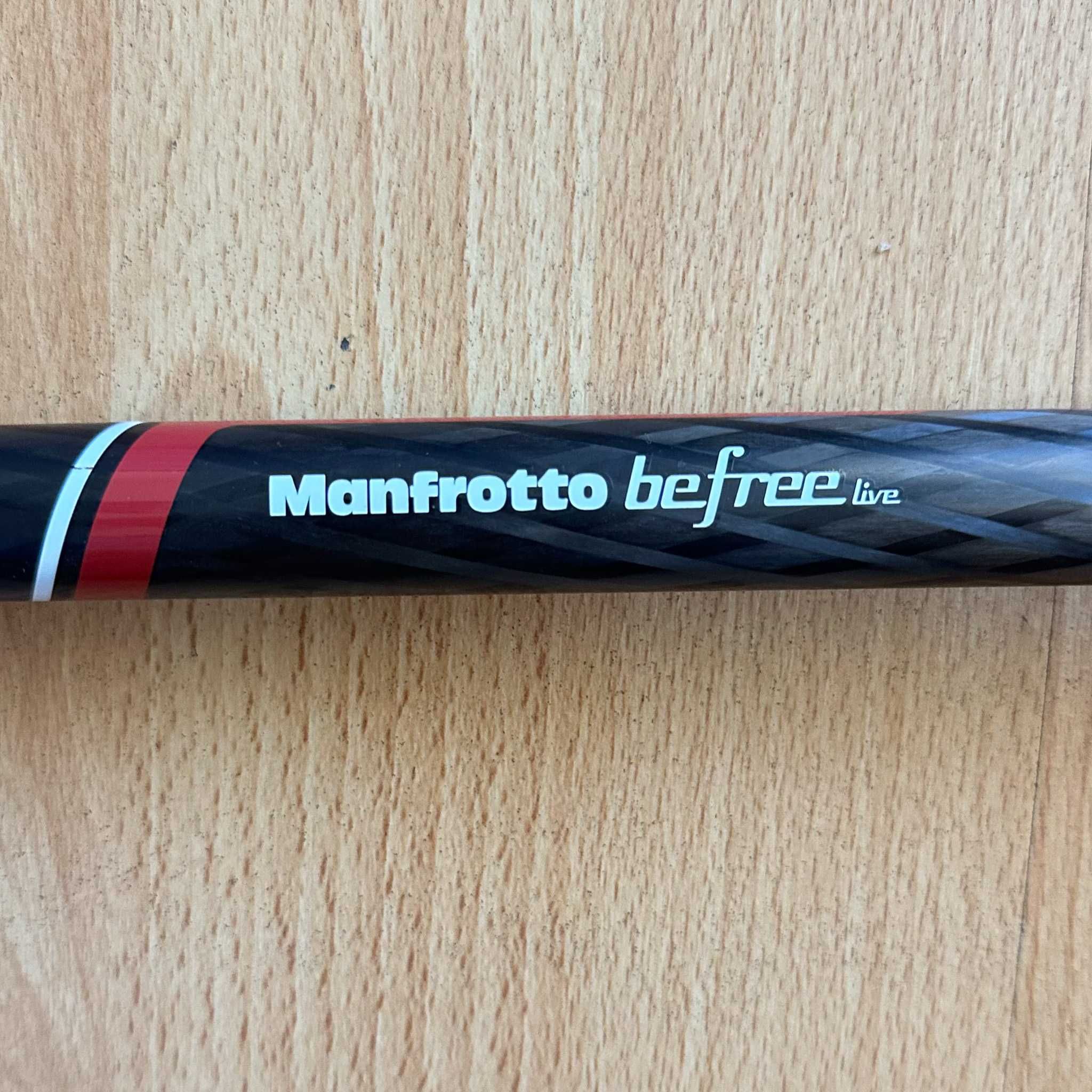 Manfrotto Befree Advanced Live Carbon - Trepied cu Twist si Cap Video