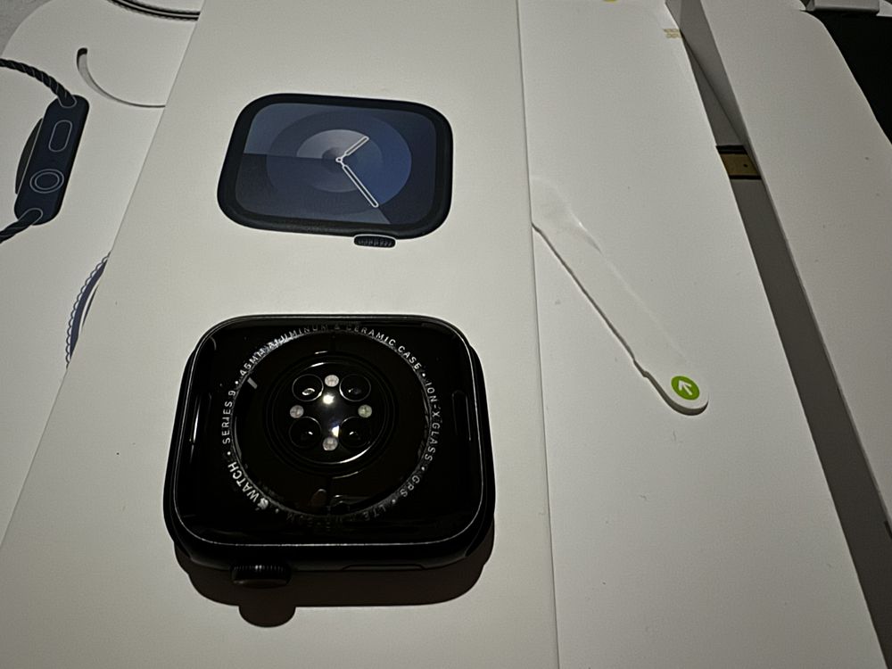 Apple Watch 9 Celluar+GPS 45mm M/L, midnight black