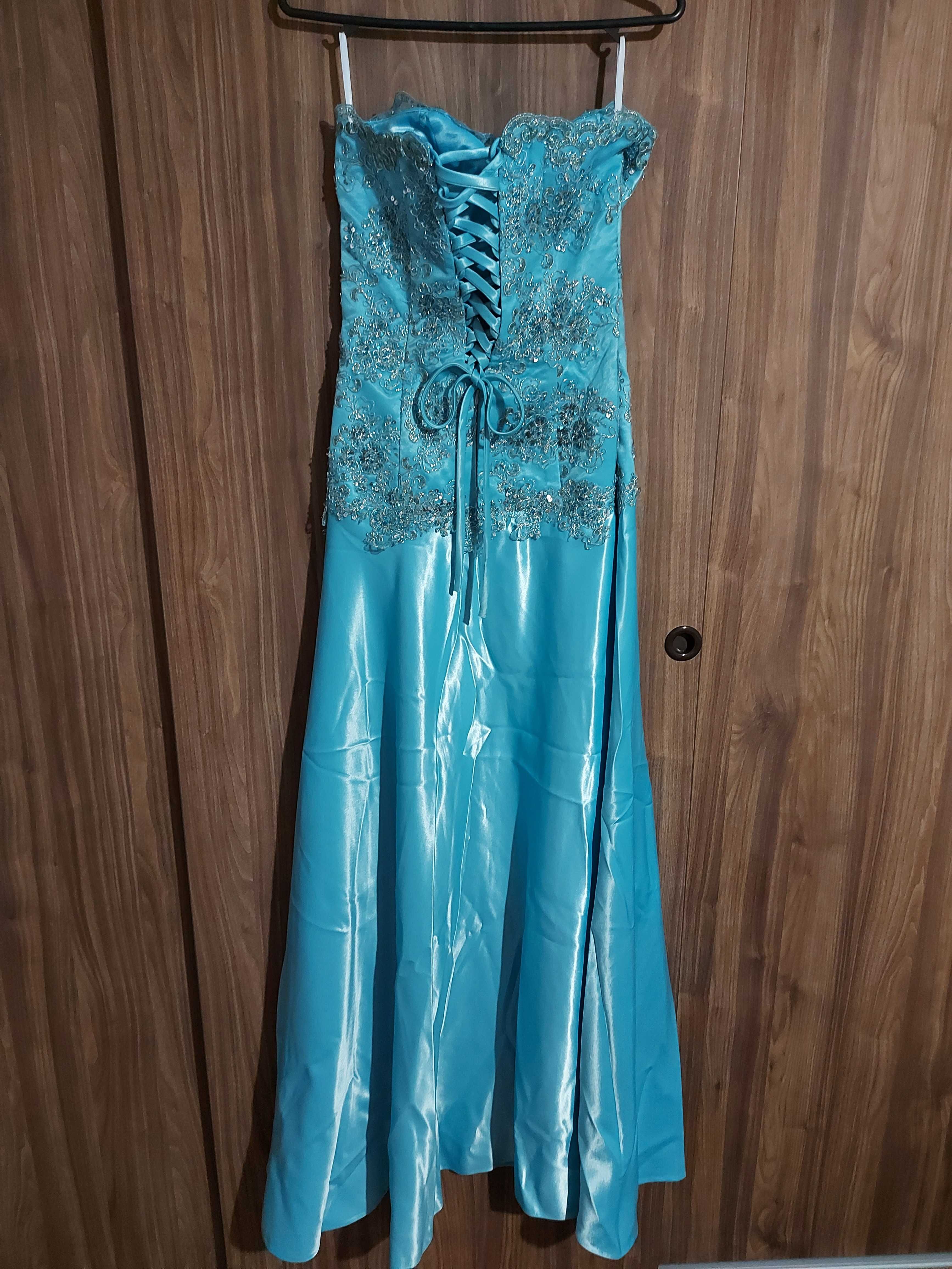 Синя официална /бална рокля