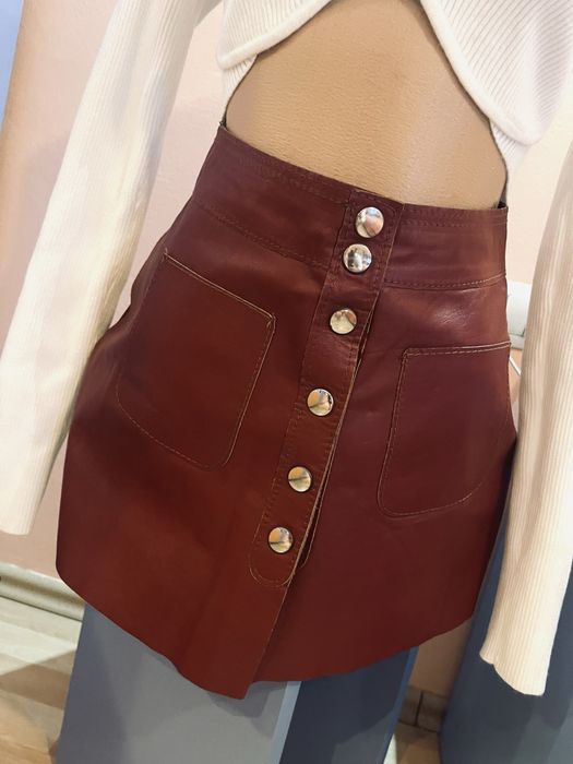 Fusta piele naturala