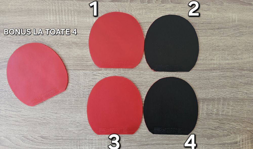 Fețe (rubbers/cauciucuri) tenis de masă/pingpong profesionale ieftine